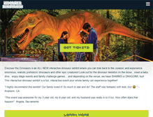 Tablet Screenshot of discoverthedinosaurs.com
